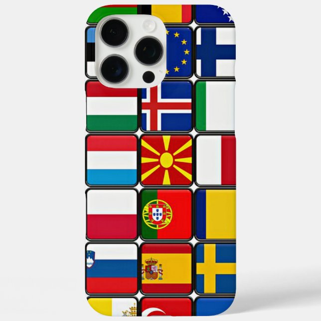Coques Case-Mate iPhone Collection de drapeaux internationaux, drapeaux du (Verso)