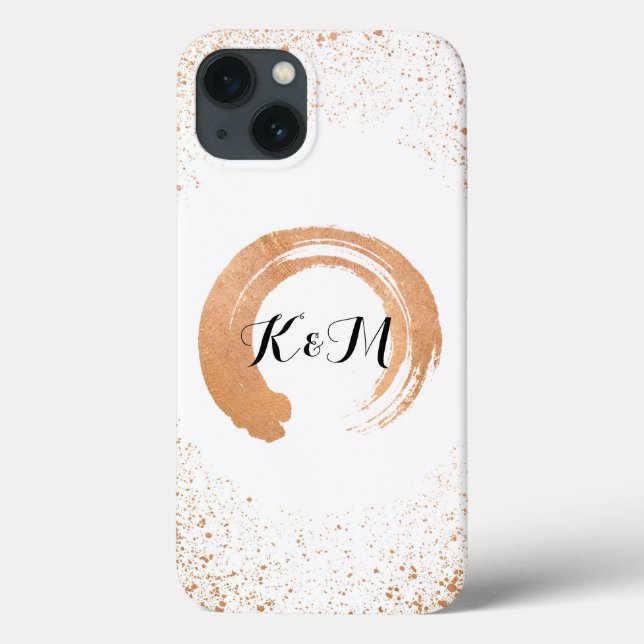 Coques Case-Mate iPhone Collection de Mariages en cuivre Spray (Verso)