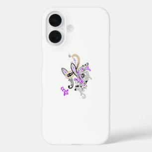 Coque Pour iPhone 16 Collection de paisley botanique de luxe