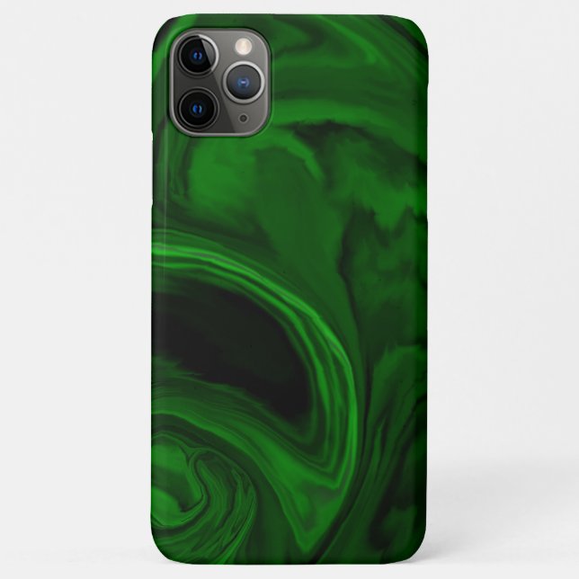 Coques Case-Mate iPhone collection de pierres de malachite vert texture (Dos)