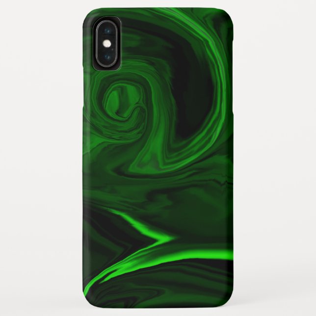 Coques Case-Mate iPhone collection de pierres de malachite vert texture (Dos)