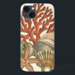 Etui iPhone 13 Collection de vies marines<br><div class="desc">Cette impression d'art affiche des images nettes et vives avec un haut degré de précision des couleurs. Obtenez votre collection de vies marines aujourd'hui dans cette impression vintage. Il beau récif de corail rouge et belle étoile de mer ira bien sur n'importe quel produit.</div>