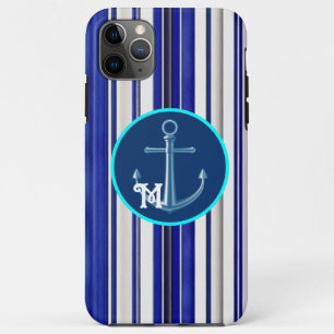 Case-Mate iPhone Case Collection été tendance Marine Blue Boat Stripes