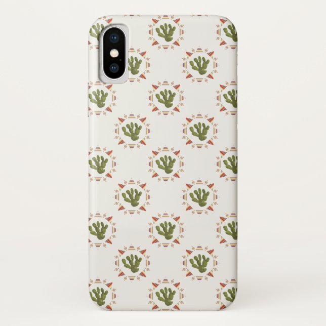 Coques Case-Mate iPhone Collection Llamarama | Cercle de cactus (Dos)