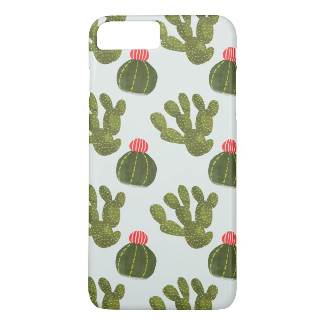 Coques Case-Mate iPhone Collection Llamarama | Motif Cactus mignon (Dos)