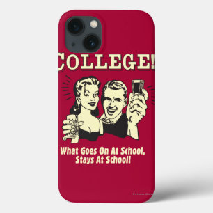 Coques Pour iPhone College: What Goes On School Stays