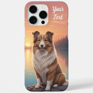Coque iPhone 16 Pro Max Collie par le lac