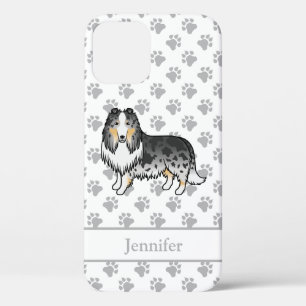 Case-Mate iPhone Case Collie Rough Blue Merle Chien de Dessin Animé Mign