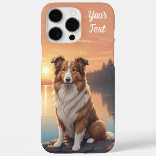 Coque iPhone 16 Pro Max Collie standard par lac