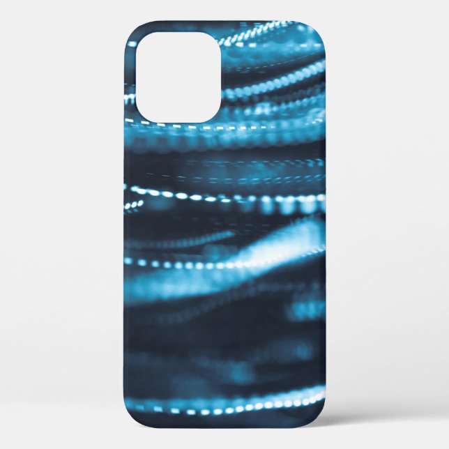 Coques Case-Mate iPhone Collier perlé noir et bleu (Verso)