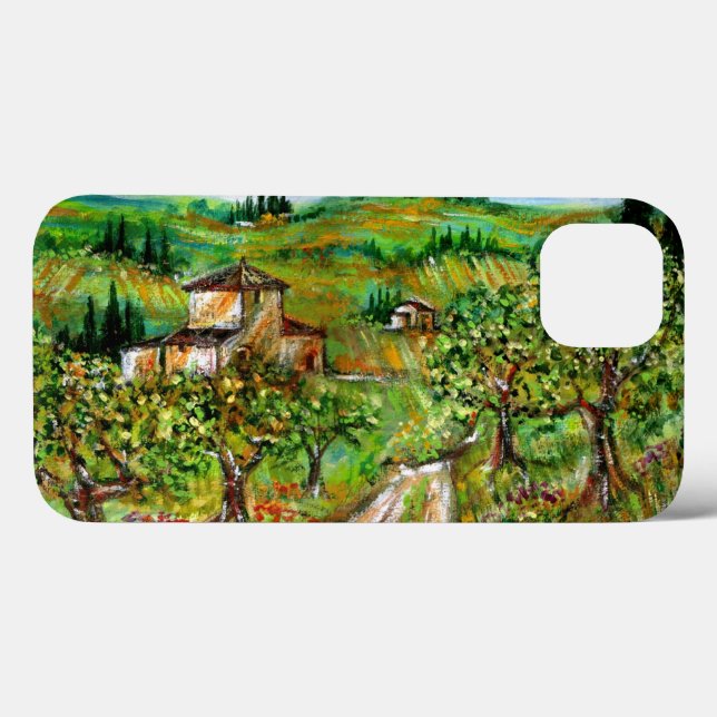 COQUES Case-Mate iPhone COLLINES VERTES ET OLIVIERS DANS LE PAYSAGE TOSCAN (Verso (horizontal))