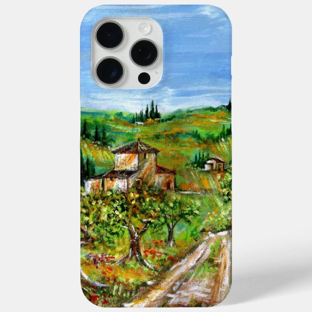 COQUES Case-Mate iPhone COLLINES VERTES ET OLIVIERS DANS LE PAYSAGE TOSCAN (Verso)