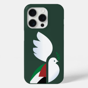 Coque Case-Mate iPhone colombe de paix avec le drapeau palestinien