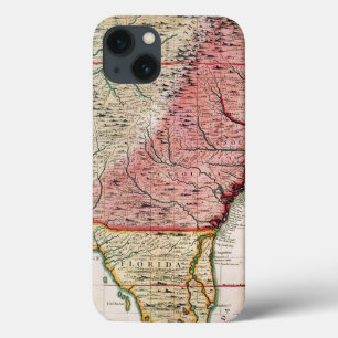 COQUE Case-Mate iPhone COLONIAL AMERICA MAP, 1733