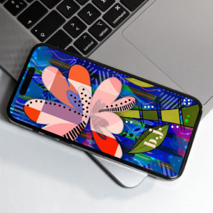 Case-Mate iPhone Case Coloré Abstrait à motifs floraux