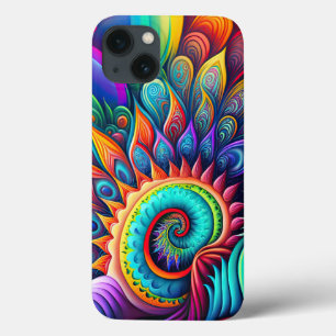 Case-Mate iPhone Case Coloré Abstrait Psychédélique Belle Fleur
