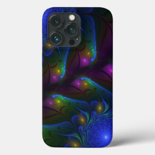 Case-Mate iPhone Case Coloré Lumineux Abstrait moderne Trippy Fractal