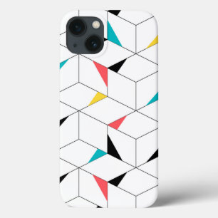 Case-Mate iPhone Case Coloré, moderne, joyeux, des cubes heureux tendanc