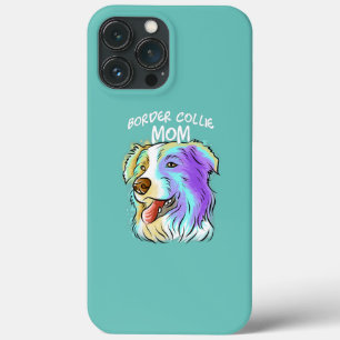 Case-Mate iPhone Case Coloré Pop Art Portrait Bordure Collie Chien Maman