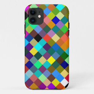 Coque Case-Mate iPhone Coloré Rétro moderne Carré Motif 2