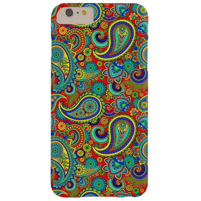 Coques Case-Mate iPhone Coloré Retro Paisley (Dos)