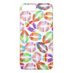 Coque iPhone 7 Plus Coloré Stylish Lips Kiss #2