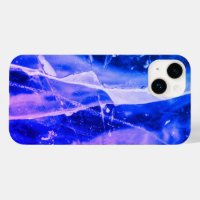 Colorée Lumineuse Abstrait Bleu Blanc Legging