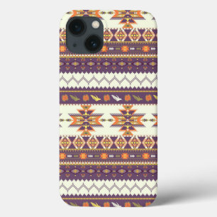 Etui iPhone 13 Colorful aztec pattern