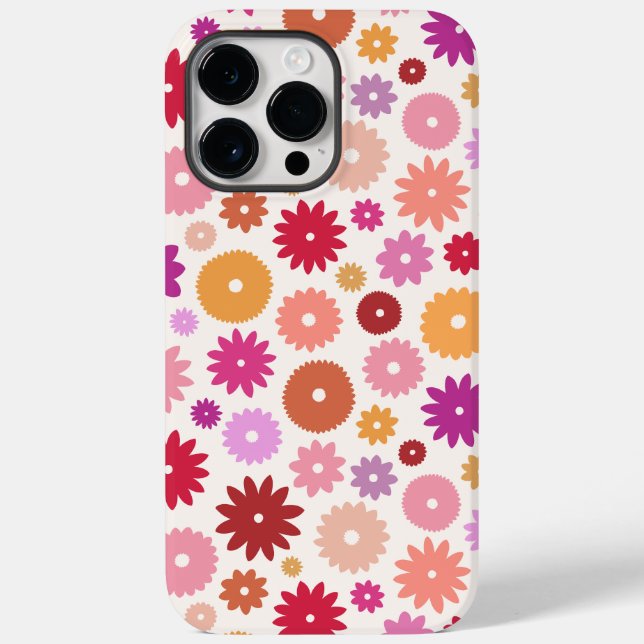 Coques Case-Mate iPhone Colorful Blooms Pattern (Verso)