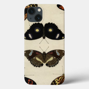 Etui iPhone 13 Colorful Butterfly Medley on Cream Background