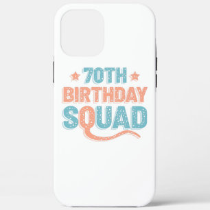Case-Mate iPhone Case Colorful Distressed 70th birthday squad