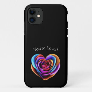 Case-Mate iPhone Case Colorful Heart Formé Rose-Saint-Valentin