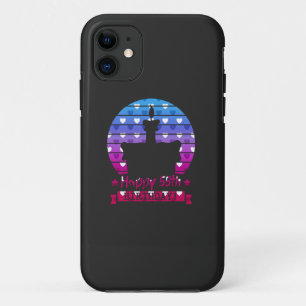 Case-Mate iPhone Case Colorful Joyeux gâteau de 55ème anniversaire avec 