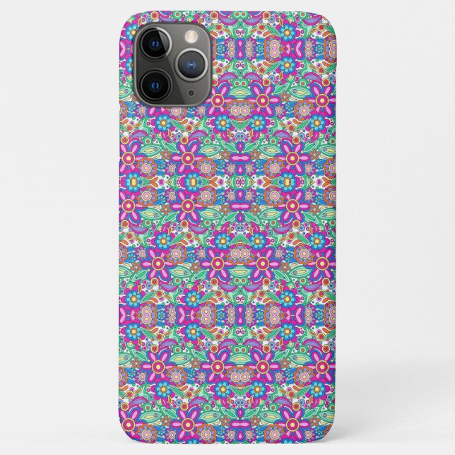 Coques Case-Mate iPhone Colorful phone case with intricate (Dos)