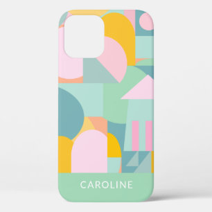 Case-Mate iPhone Case Colorful Scandinave forme géométrique collage