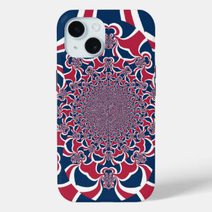 Coque Pour iPhone 15 Colors unis : Motif mondial coloré