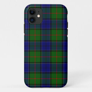 Coques Pour iPhone Colquhoun tartan bleu vert plaid