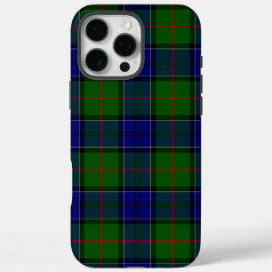 Coque iPhone 16 Pro Max Colquhoun tartan bleu vert plaid