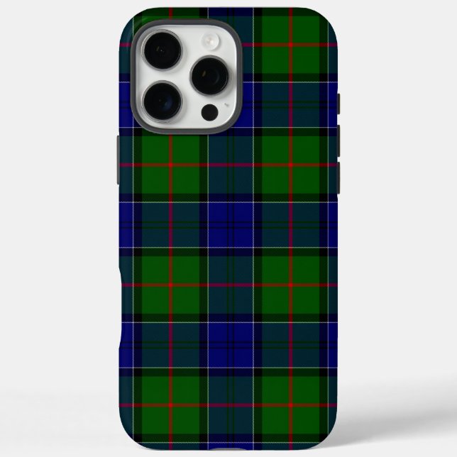 Coques Case-Mate iPhone Colquhoun tartan bleu vert plaid (Verso)