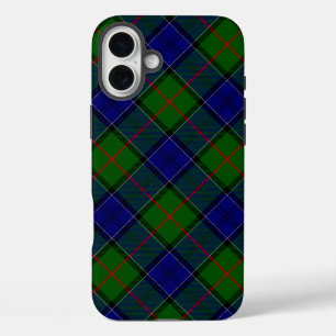 Coque Pour iPhone 16 Plus Colquhoun tartan bleu vert plaid