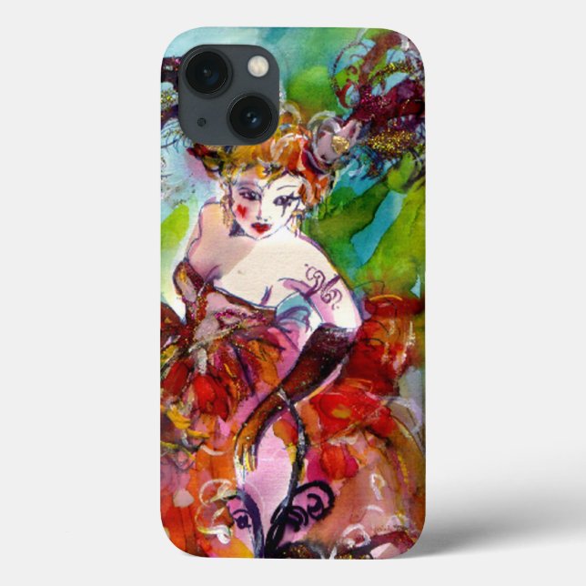 Coques Case-Mate iPhone COLUMBINE / Nuit de mascarade vénitienne (Verso)