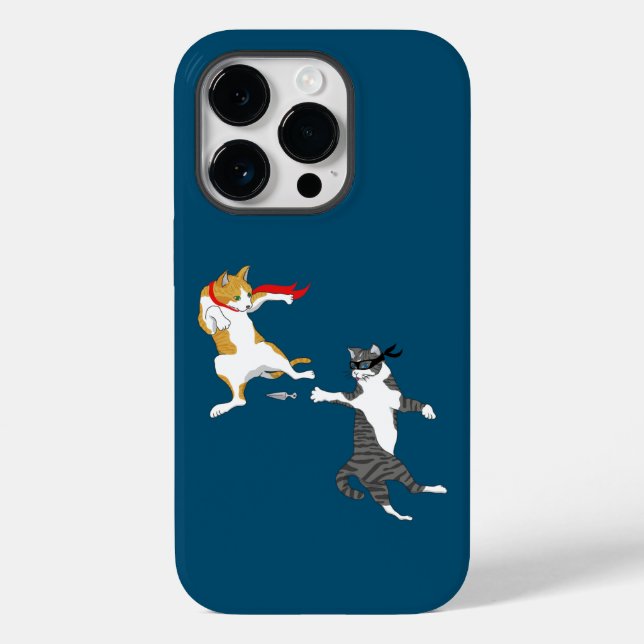 Coques Case-Mate iPhone Combat de chats (Verso)
