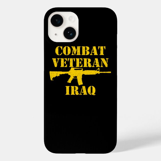 Coques Case-Mate iPhone Combat vétéran Irak Fière militaire (Verso)