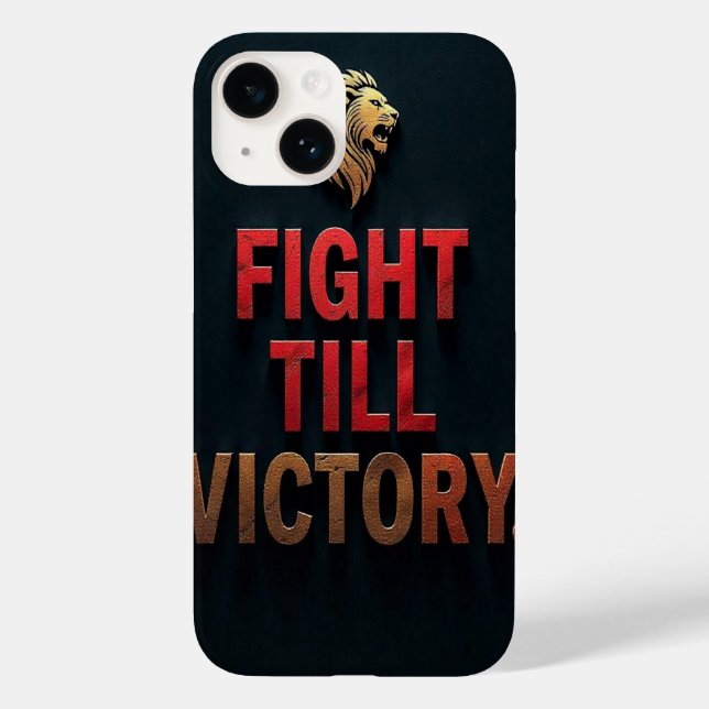 Coques Case-Mate iPhone Combattre jusqu'à la victoire (Verso)