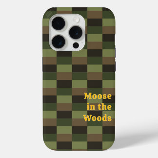 Coque Case-Mate iPhone Combinaison de couleurs de forêt profonde avec jau