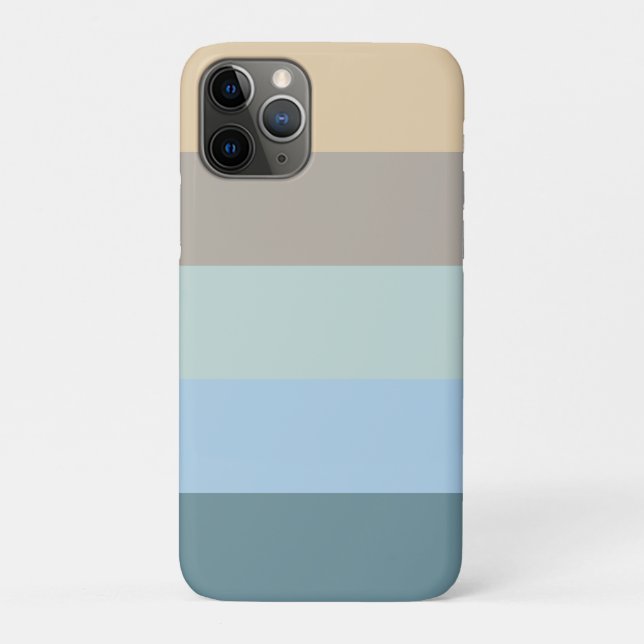 Coques Case-Mate iPhone Combo Cinq Couleurs - Sable Brown Bleu Beige Turqu (Dos)