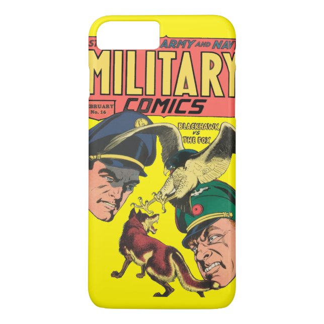 Coques Case-Mate iPhone Comics militaires #16 Art de couverture (Dos)