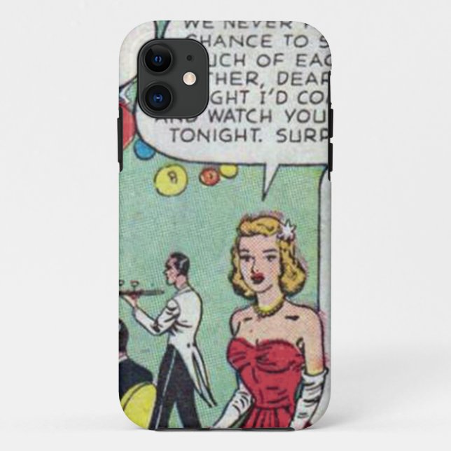Coques Case-Mate iPhone Comique romantique de les années 50 (Dos)