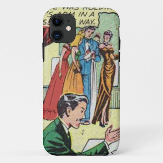 Coques Case-Mate iPhone Comique romantique des années 1950 | Meilleur cade (Dos)