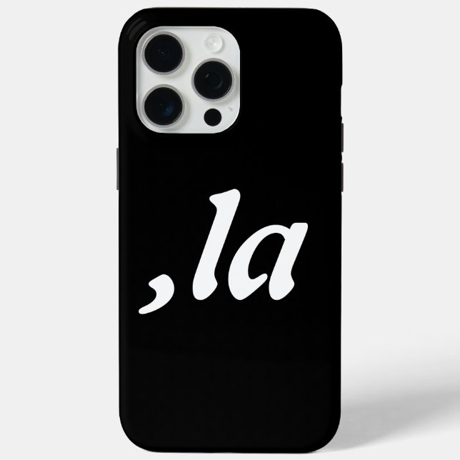 Coques Case-Mate iPhone Comma La Kamala Harris - Conception de texte custo (Verso)